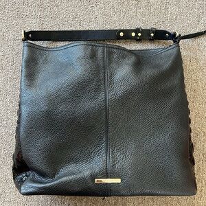 Brahmin Black Leather Shoulder Bag